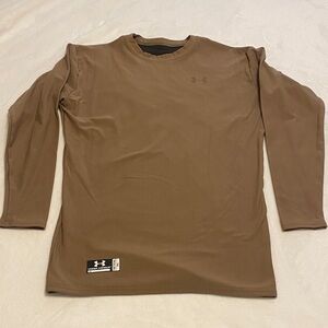 Under Armour Men's brown Long Sleeve tactical Tee